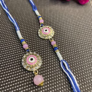 Premium Bhaiya-Bhabhi Rakhi Combo with Tilak and Personalized Card